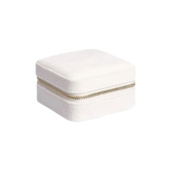 Velvet Jewellery Box Mini, off white, DARK department