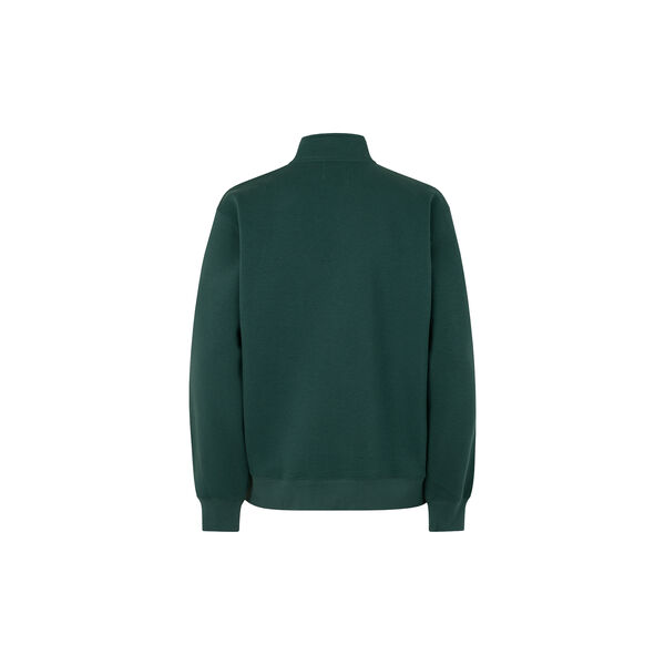 Standard Half Zip Logo Sweat, darkest spruce, Mads Nørgaard