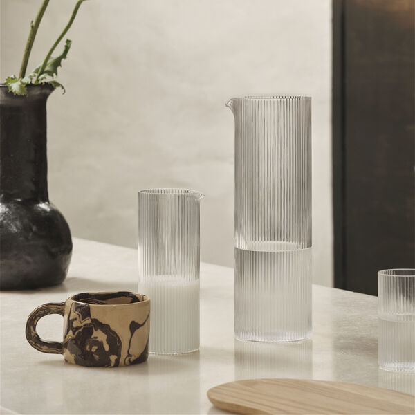 Ripple Vannkaraffel, klar Ripple Vannkaraffel, klar, Ferm Living