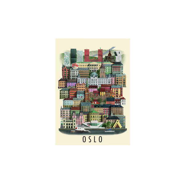 Oslo plakat A3, Martin Schwartz