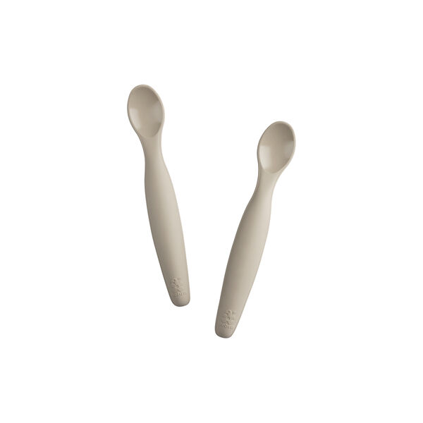 Silikon skjesett lang, jetty beige, Sebra