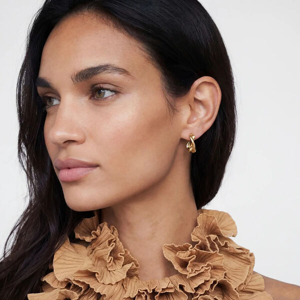 Foglia &Oslash;reringer | Piccolo | Forgylt, Sif Jakobs Jewellery