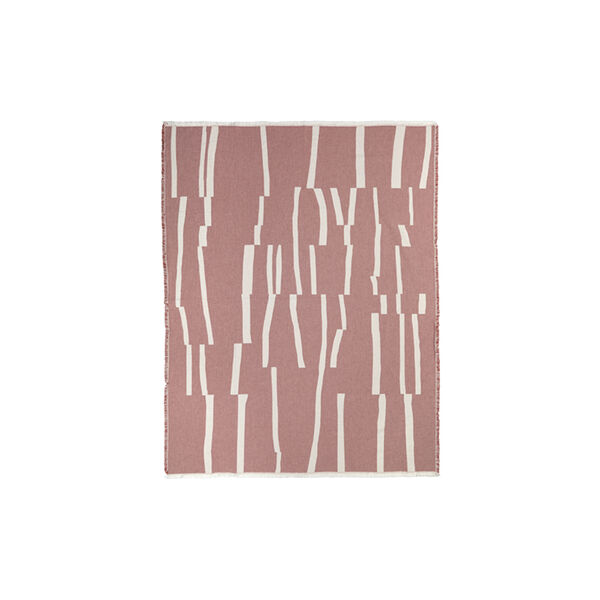 Lyme Grass pledd, rusty red, ELVANG