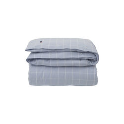 Hotel dynetrekk i lett flanell, light blue/white, Lexington