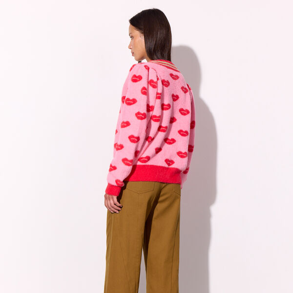 Lilou Cardigan, kiss me art print Lilou Cardigan, kiss me art print, HUNKØN