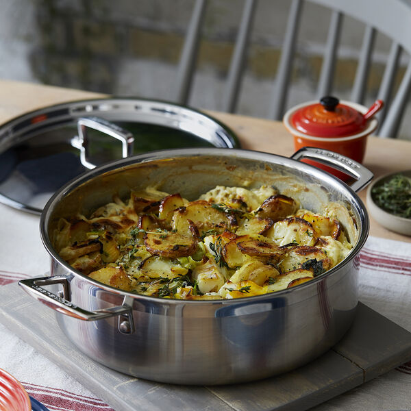 3-PLY sautergryte med lokk &Oslash; 28 cm, Le Creuset