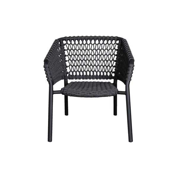 Ocean loungestol, dark grey, Cane-line