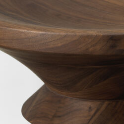 Stool Model A, chestnut, Vitra 
