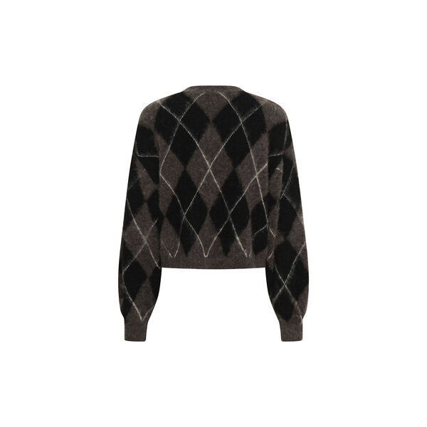 GZsida multi cardigan, black/chestnut/ivory, Gestuz