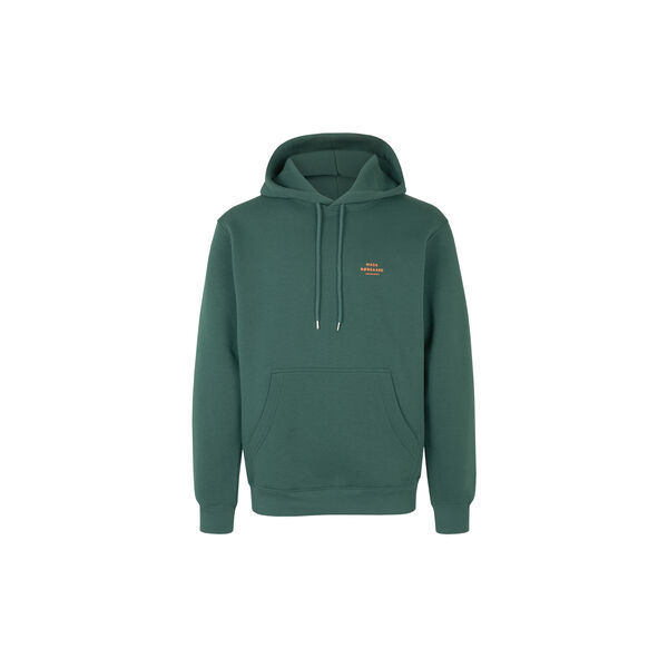Standard Hoodie Logo Sweat, darkest spruce, Mads N&oslash;rgaard