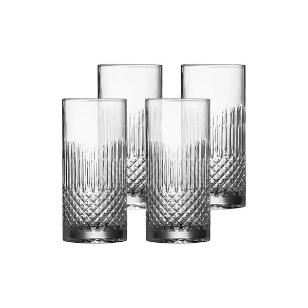 Diamante &oslash;lglass/langt drikkeglass, Luigi Bormioli