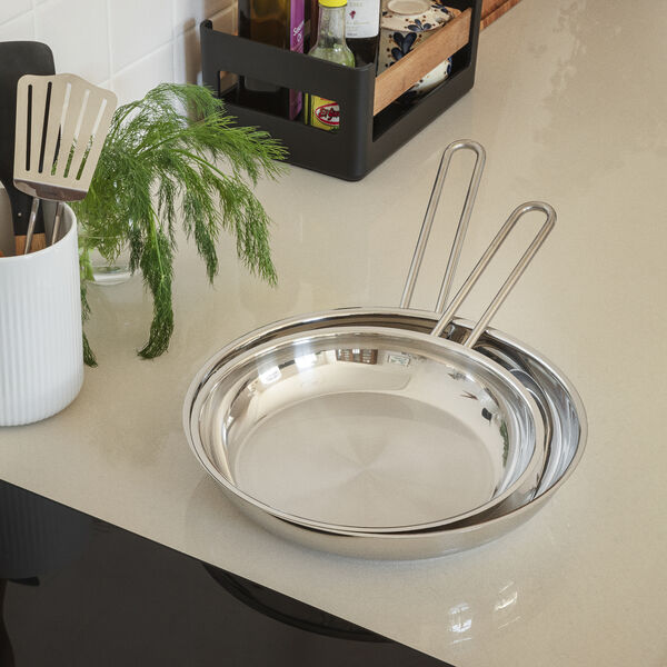 Stainless Steel Stekepanne, Eva Trio