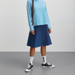 Soft Denim Stelly Skirt, sargasso sea, Mads N&oslash;rgaard