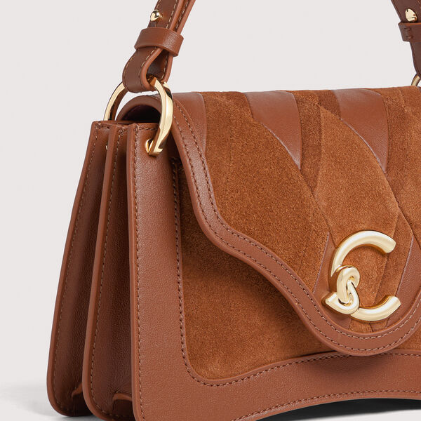 Coccinelle C-ME New geo.patch, cognac, Coccinelle