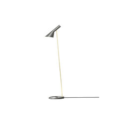 AJ gulvlampe, brass/warm grey, Louis Poulsen