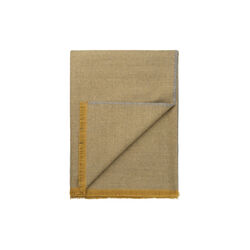 Skyfall pledd, yellow ocher, ELVANG