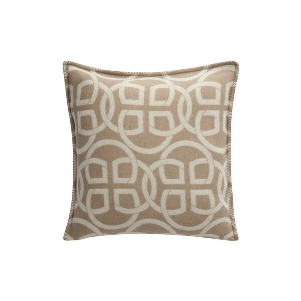 Monogram ull pute, taupe beige, Gant