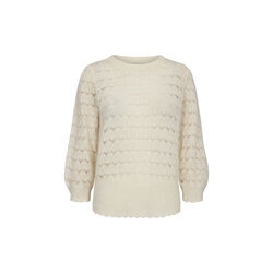NURIETTA POINTELLE PULLOVER, cloud dancer, N&Uuml;MPH