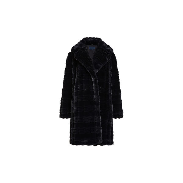 70VAI-DARYN FAUX FUR COAT, blackout 70VAI-DARYN FAUX FUR COAT, blackout, French Connection