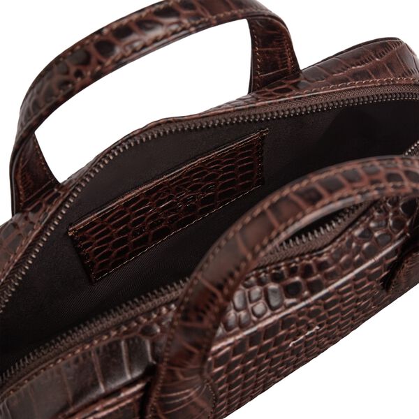 ThoraMBG Bag Croco, espresso brown, Markberg