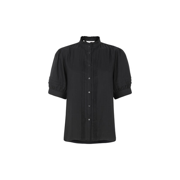 SRYindi Frill Shirt, black, Soft Rebels