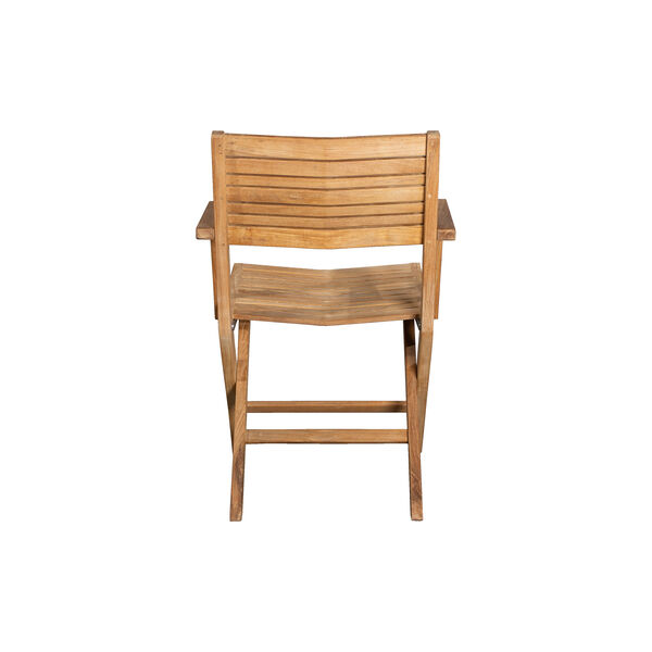 Flip klappstol med armlener, teak, Cane-line