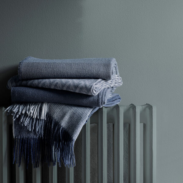 Horizon pledd, dark blue, ELVANG