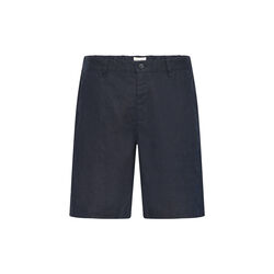 CFPANDRUP Linen Shorts, dark navy, Casual Friday