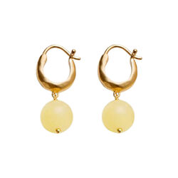 Honey&nbsp;&Oslash;reringer, forgylt, Pernille Corydon Jewellery
