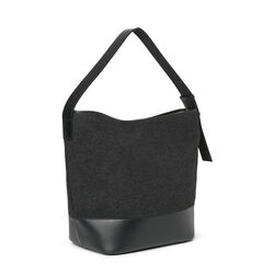 Day Lux Wool Tote, dark grey mel, DAY ET