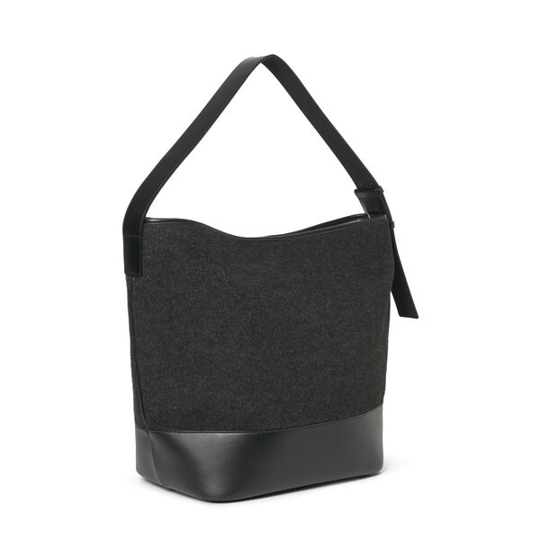 Day Lux Wool Tote, dark grey mel, DAY ET