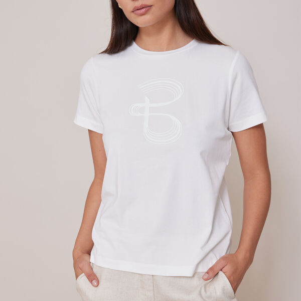 AlnusBBRuba tee, white, Bruuns Bazaar