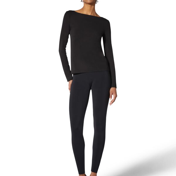 Pure Top Long Sleeves, black, Wolford