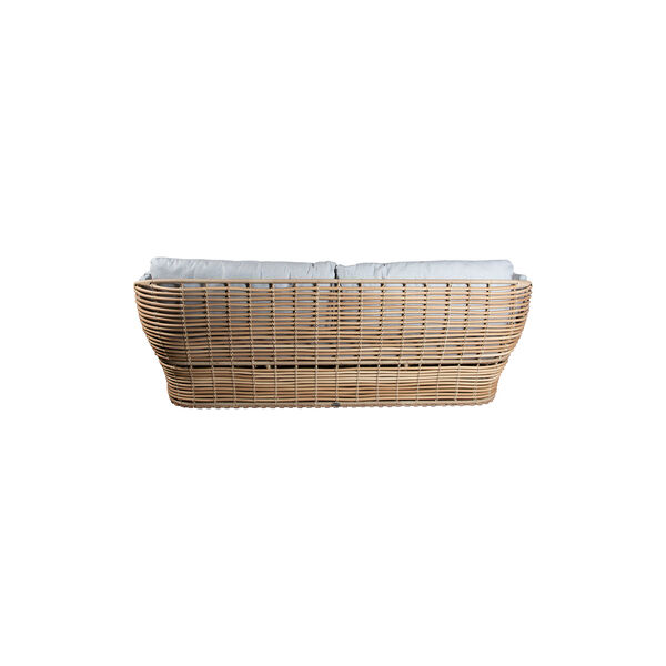 Basket 2-seter sofa inkl. putesett, natural/taupe Basket 2-seter sofa inkl. putesett, natural/taupe, Cane-line
