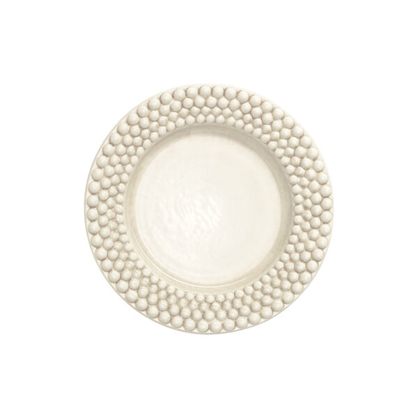 Bubbles tallerken 28 cm, sand, Mateus