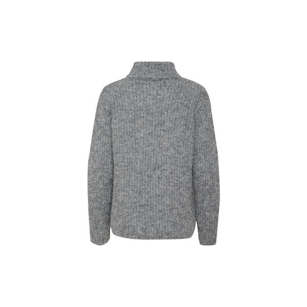 MeenaMW Knit Rollneck, iron grey melange, My Essential Wardrobe