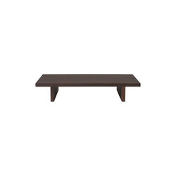 Kona lavt bord, dark stained, Ferm Living