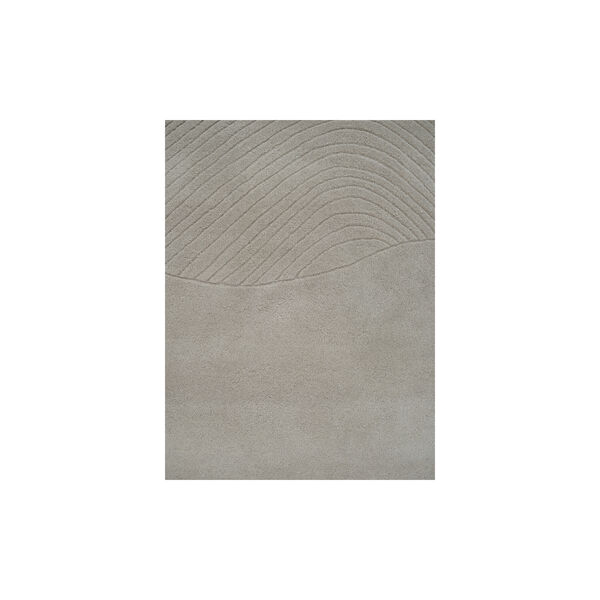 Fluid Arc gulvteppe, chalk, Linie Design