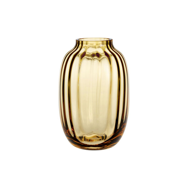 Primula vase, amber Primula vase, amber, Holmegaard