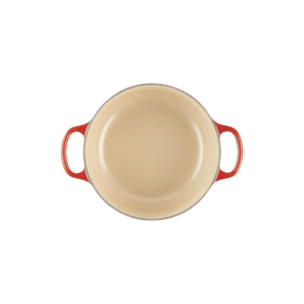 Signature st&oslash;pejern rund gryte &Oslash; 20 cm, cerise, Le Creuset