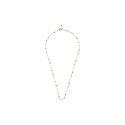 Lola halskjede, guld/saltnpepper, ENAMEL Copenhagen