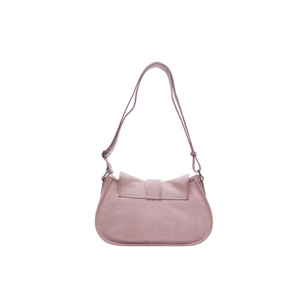 Maria Suede skulderveske, candyfloss, N&uacute;noo
