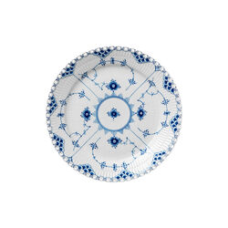 Musselmalt Helblonde tallerken &Oslash; 25 cm, Royal Copenhagen