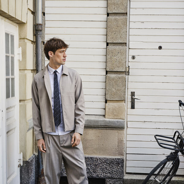 CFHAGLUND 0253 Pin Shacket, island fossil, Casual Friday