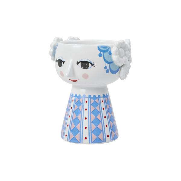 Eva lysestake, bl&aring;, Bj&oslash;rn Wiinblad