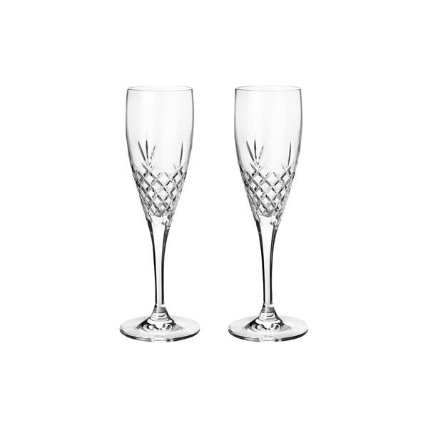 Crispy Celebration champagneglass 2 stk., klar Crispy Celebration champagneglass 2 stk., klar, Frederik Bagger