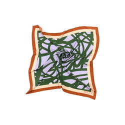 ART NOUVEAU skjerf, pastel lilac/cactus green, Bella Ballou