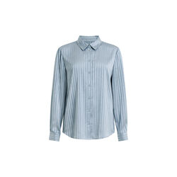 Maggie silver stripe satin shirt, French Connection