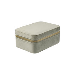 Velvet Jewellery Box, milieu green, DARK department