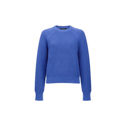 LILY MOZART KNIT LONG SLEEVE JUMPER, azure blue, French Connection